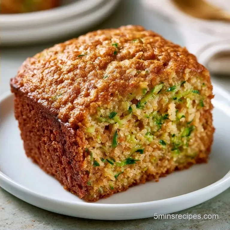 Healthy Zucchini Cake Recipe with Coconut Sugar