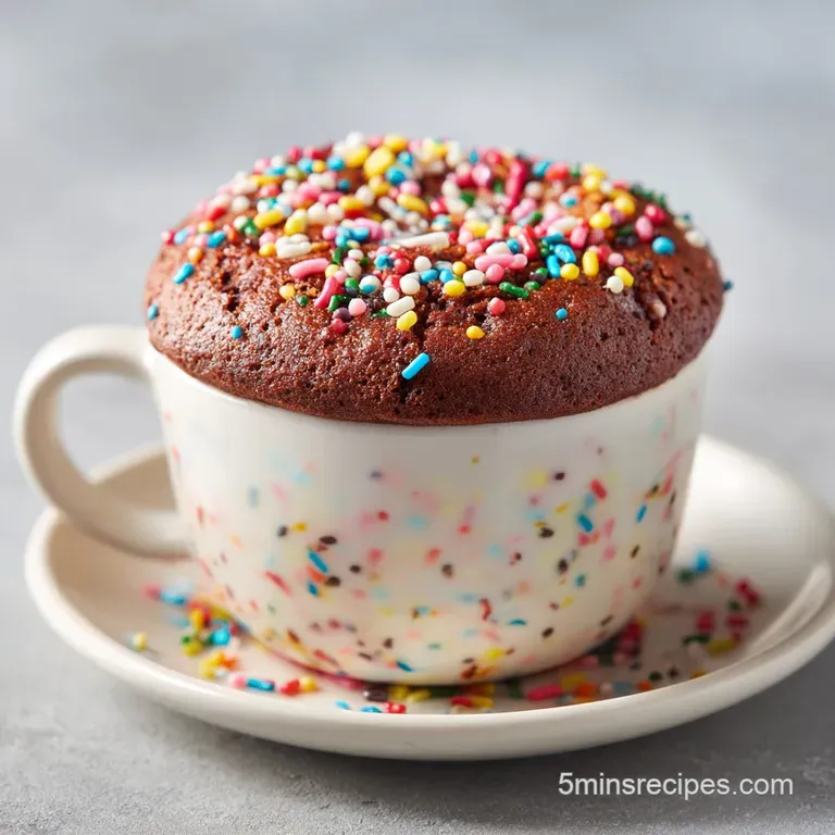 A single portion of dark chocolate cake, glistening with a light dusting of powdered sugar, resting on a delicate white sa...