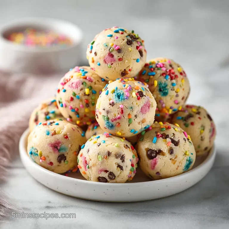 No Bake Cookie Dough Bites: Velvety and Rich