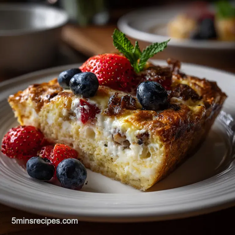 Pancake Breakfast Casserole: Custard Soaked Masterpiece