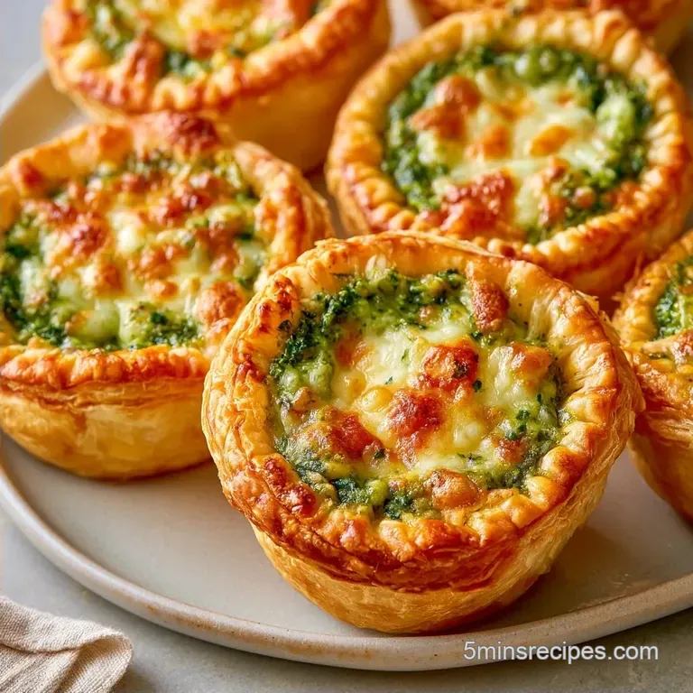 Pesto Egg Tarts with Mozzarella