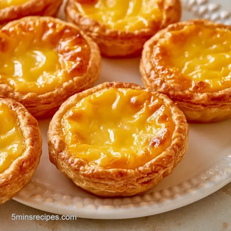 Caramelized Puff Pastry Egg Tarts