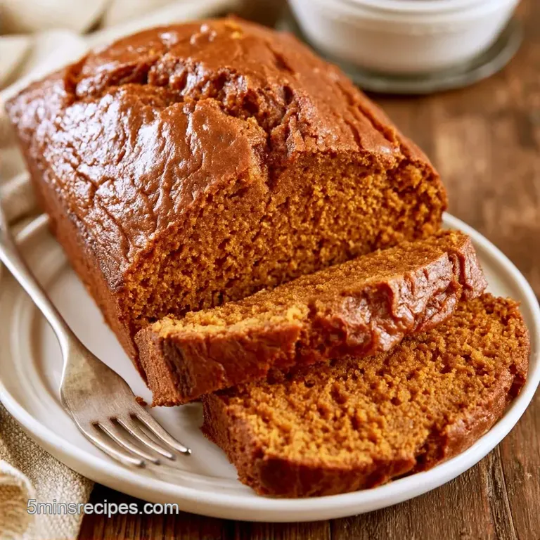 Pumpkin Gingerbread Bread in 70 Minutes