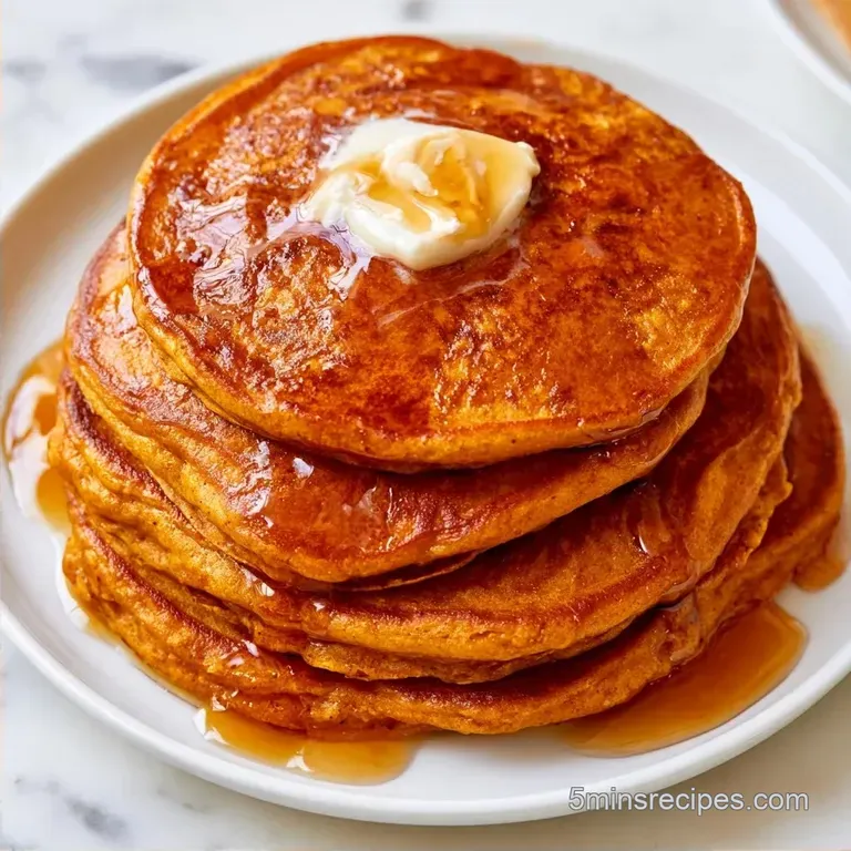 Fluffy Pumpkin Pie Pancakes