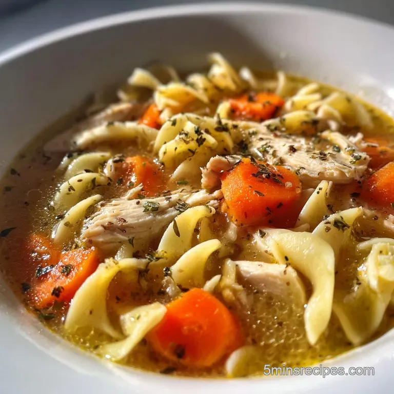 Quick and Easy Chicken Noodle Soup