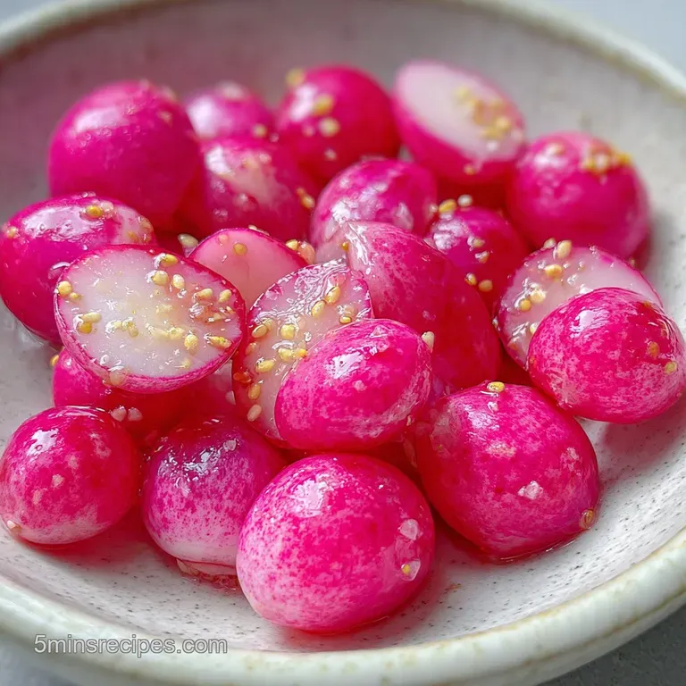 Quick Pickled Radishes