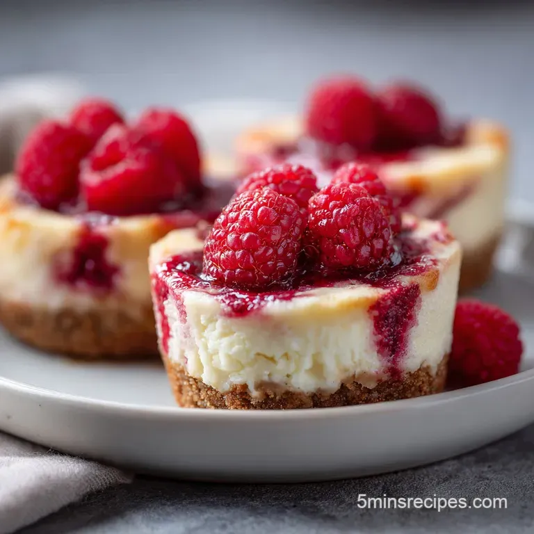Indulge in Raspberry Swirl Cheesecake Bites