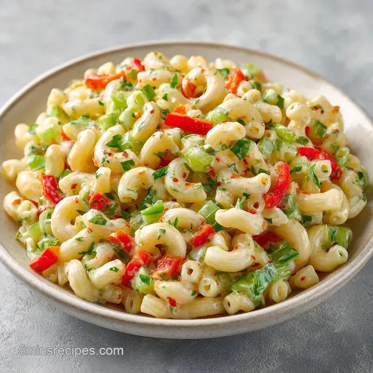 Simple Summer Macaroni Salad: Creamy and Fresh