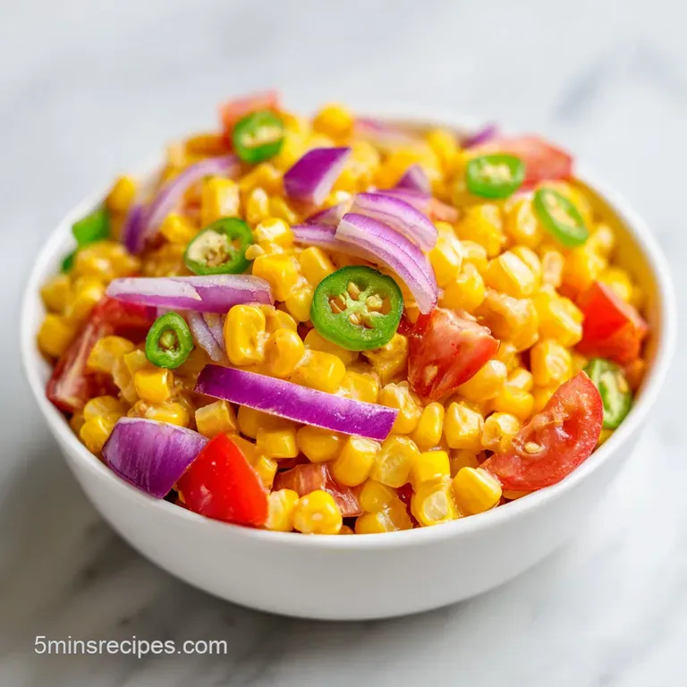 Corn Salsa: Smoky and Zesty