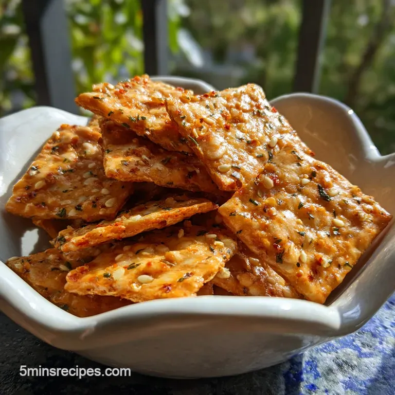 Spicy Ranch Crackers: Zesty and Crisp