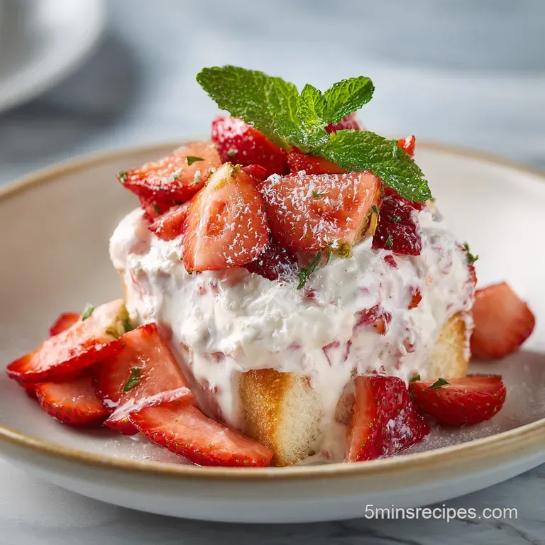 Irresistible Strawberry Shortcake Fluff Salad Recipe
