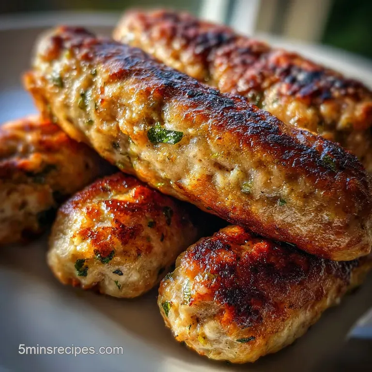 Juicy Turkey Breakfast Sausage Patties