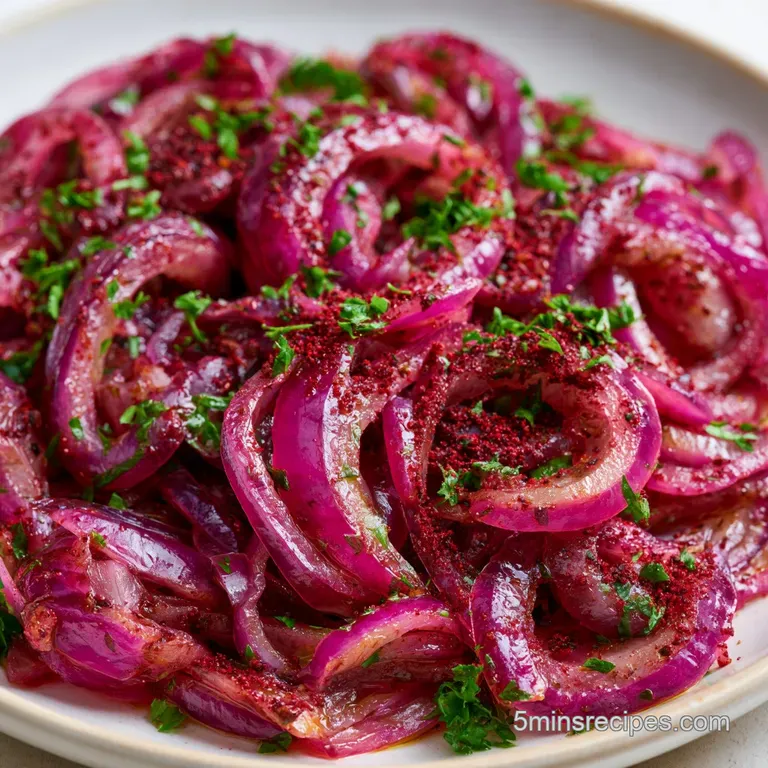 Turkish Sumac Onions: Zesty and Vibrant