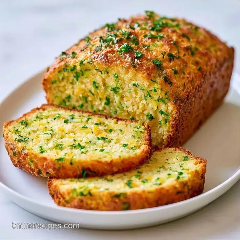 Thick slices of golden-brown vegetable loaf arranged on a rustic wooden board with a pat of melting yellow butter.