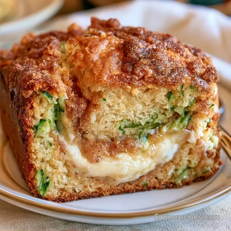 Zucchini Bread with Cream Cheese Filling: A Tangy Treat