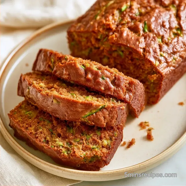 Ultra-Moist Zucchini Bread with Spice Cake Mix