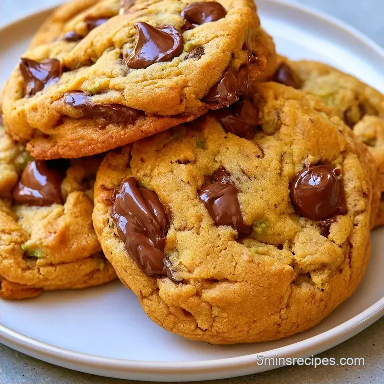 Healthy Zucchini Chocolate Chip Cookies