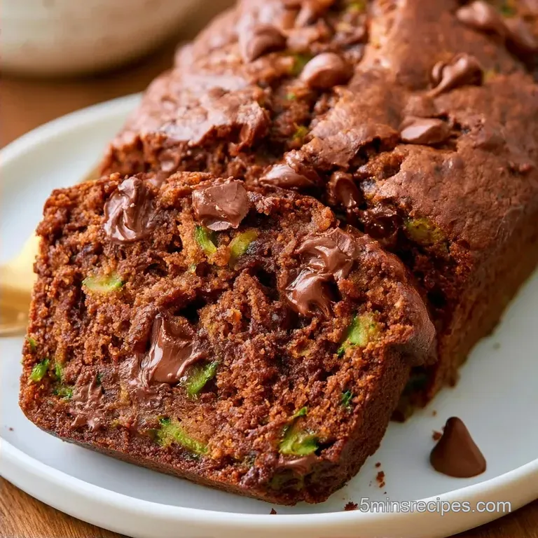 Moist Zucchini Chocolate Chip Loaf