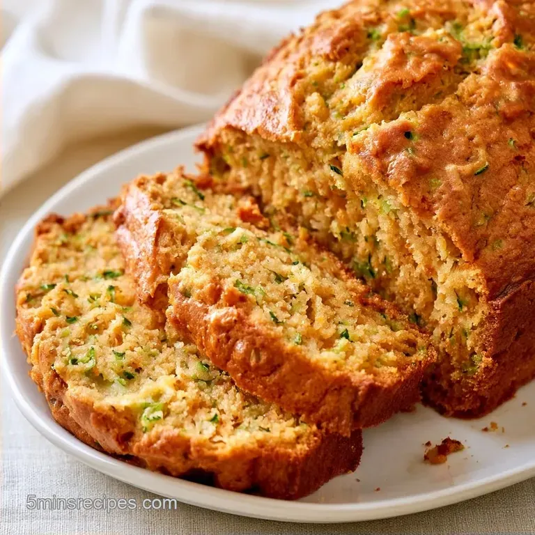 Tender Zucchini Bread Using Spice Cake Mix