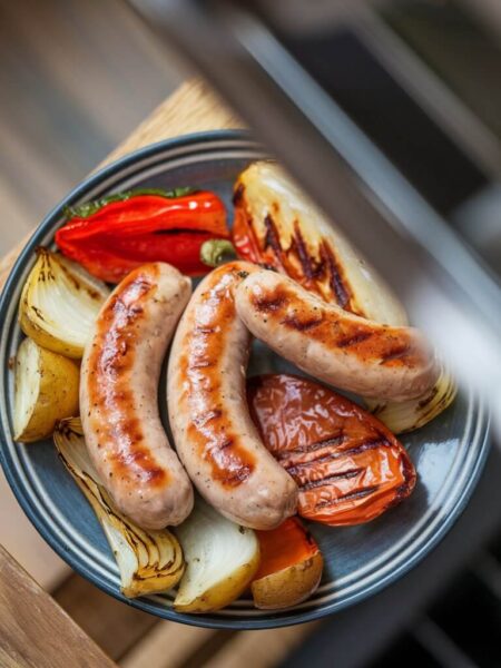 grilled chicken sausage