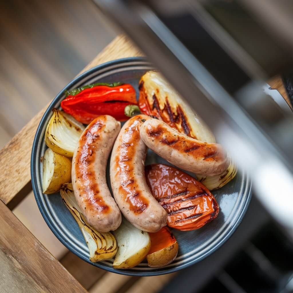 grilled chicken sausage