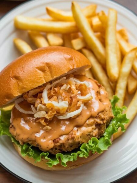 Honey Pepper Pimento Chicken Sandwich